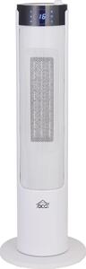 DCG Termoventilatore Stufa in Ceramica a Torre Potenza 2200 Watt con telecomando colore Bianco - PTC5171