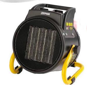 Zephir Termoventilatore Stufa elettrica Industriale Potenza 3000 Watt Basso rumore colore Nero - ZML30P
