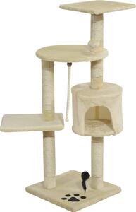 AllMyPets Tiragraffi per Gatti Albero Tiragraffi Beige - D30035