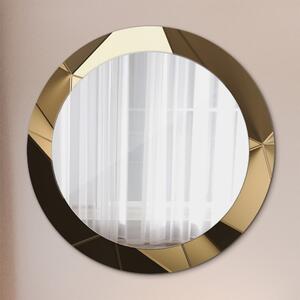 Specchio tondo con decoro Astrazione moderna fi 70 cm