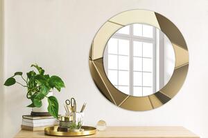 Specchio tondo con decoro Astrazione moderna fi 50 cm