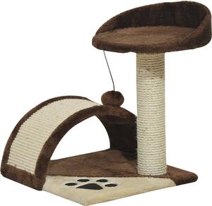 AllMyPets Tiragraffi per Gatti Albero Tiragraffi marrone 36x36x44cm - D30034