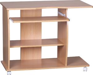 Scrivania Wohnling Diana in faggio con rotelle 90 cm; WL1.331