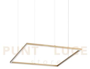 Oracle slim square sospensione led smd on-off 4350 lm 3000 k 44w ot