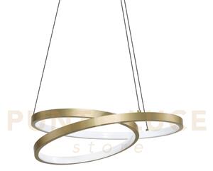 Oz lampadario a sospensione led smd 38 w on-off 4350 lm 3000 k otto