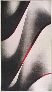 Tappeto lavabile bianco e nero 180x120 cm - Vitaus