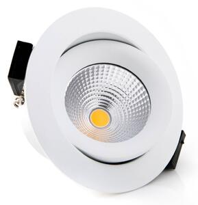 The Light Group SLC One 360° Luci da incasso a LED bianco 3.000K 360°, dimmerabile, Bianco / Opale, Soggiorno / Sala da pranzo, Alluminio, Moderno, Downlight