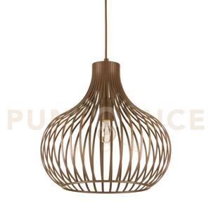 Onion sospensione in metallo marrone 1 luce attacco e27 38cm