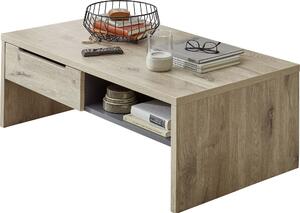 Couchtisch >Bellano< in Rovere Viking Decor, MDF, Spannplatte - 110x41x65cm (LxAxP)