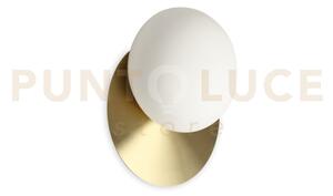 Ninfea applique a parete 1 luce attacco gx53 lampadina inclusa 20x2