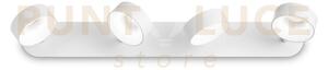 Oby applique a parete bianco orientabile 4 luci led 3000k 24w 2800