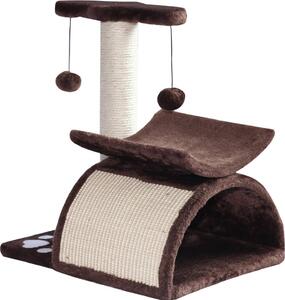AllMyPets Tiragraffi per Gatti Tunnel in Sisal Marrone 40x30x43cm - D30185