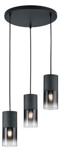 Lampadario ROBIN nero Trio 310630332