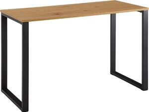 Scrivania in rovere decor / nero 120x60x76 cm design scrivania per computer | Wohnling