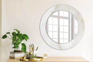 Specchio rotondo stampato Marmo luccicante fi 50 cm