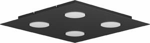 Klighten Lampada da soffitto moderna quadrata 4 faretti GX53 40x40 cm