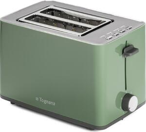 Tognana Tostapane 2 Fette Potenza 850 Watt 7 Livelli di Doratura con Vassoio Briciole colore Verde Salvia - D2DTN01IRVEA