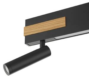 Brilliant Faretto da soffitto LED Streamline, lunghezza 60 cm, nero, a 2 luci. dimmerabile, Nero, Soggiorno / Sala da pranzo, Metallo, Moderno