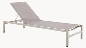 Set di 4 lettini prendisole impilabili con ruote Konnor