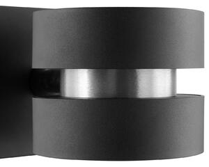 Brilliant Applique da parete a LED Glow-Sphere, dimmerabile, Nero, Soggiorno / Sala da pranzo, Alluminio, Moderno, Applique a LED
