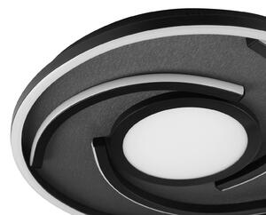 Brilliant Plafoniera a LED Hardy, Nero, Soggiorno / Sala da pranzo, Tessuto / Stoffa / Seta, Moderno, Plafoniera LED