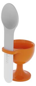 Trebonn EggCup Spoon Orange Portauovo con Cucchiaino