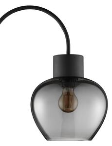 Brilliant Lampada da terra Ligari, Alluminio / Grigio / Zincato, Soggiorno / Sala da pranzo, Vetro, Lampada da terra