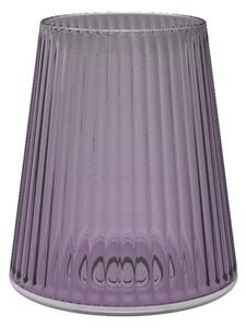 Trebonn SplitGlass Easy Lilac Bicchiere Vetro Sintetico Infrangibile Finitura Cannettata
