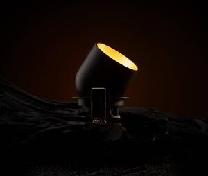 The Light Group SLC Cup spot LED da incasso nero/oro 2.700K