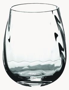 Set di 6 bicchieri in cristallo Sten
