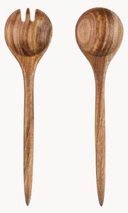 Set di 2 posate da insalata in legno di acacia Rolf
