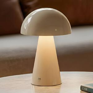 Lampada da tavolo a LED Nevijo Lindby, dimmerabile, Crema / Ambra, Soggiorno / Sala da pranzo, Metallo, Moderno, Lampada da tavolo LED