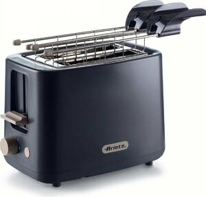 Ariete Tostapane con Pinze 2 Fette Potenza 760 Watt 7 Livelli di Doratura colore Grigio - 00C015703AR0