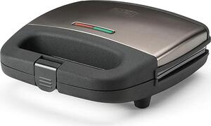Black & Decker Tostapane Piastra per Toast Antiaderente Potenza 750 Watt colore Grigio - BXSA753E