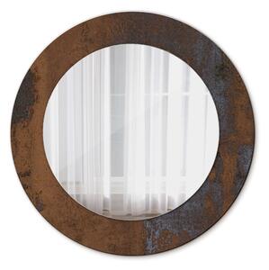 Specchio rotondo stampato Rustico metallico fi 50 cm