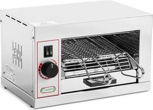 DecHome Tostapane Professionale con pinze Potenza 1600 Watt colore Inox - T920 Inox