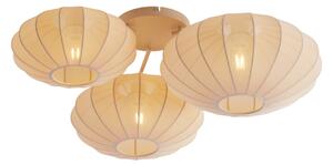 Plafoniera Japandi beige a 3 luci - Multi Bida