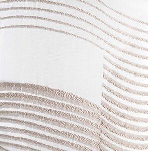 Elite Trapunta Invernale Matrimoniale 260x265 cm in Raso fantasia Jacquard Onde colore Beige - Noemi