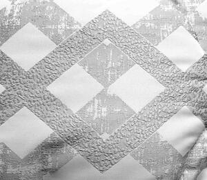 Elite Trapunta Invernale Matrimoniale 260x265 cm in Raso fantasia Jacquard Rombo colore Grigio - Noemi