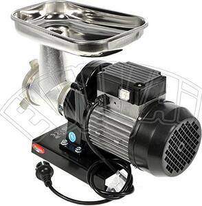 REBER Tritacarne Elettrico Macina carne in Ghisa e Acciaio Capacit 70-120 kg/h Potenza 600 Watt N. 22 Hp 0,80 - 9500 NC