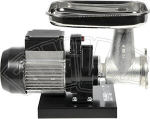 REBER Tritacarne Elettrico Macina carne in Ghisa e Acciaio Capacit 70-120 kg/h Potenza 600 Watt N. 22 Hp 0,80 - 9500 NC