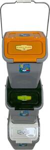 NBrand Tris Pattumiere per Differenz.lt.23x3Pezzi Torre Pezzi 4 - 7586 TRIS