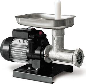 REBER Tritacarne Elettrico Macina carne in Ghisa e Acciaio Capacit 50-90 kg/h Potenza 500 Watt N. 12 Hp 0,40 - 9501 N