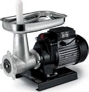REBER Tritacarne Elettrico Macina carne in Ghisa e Acciaio Capacit 70-120 kg/h Potenza 600 Watt N. 22 Hp 0,80 - 9500 NC