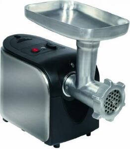 R.G.V. Tritacarne elettrico sistema di sicurezza lame in acciaio potenza 500 Watt colore Inox / Nero - TRITA EXPRESS