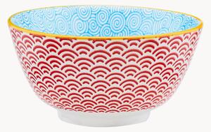 Set di 6 ciotole in porcellana Pattern