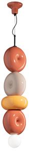 BUMBUM C2754, Lampada a Sospensione in Ceramica, Ferroluce
