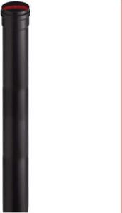 Ala 2000 Tubo Aeternum per stufa pellet d.8xH50 cm tubature di scarico