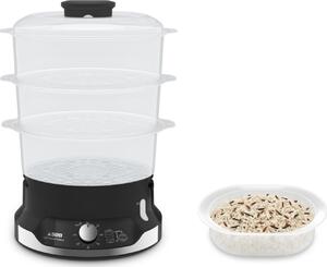 Tefal Vaporiera elettrica Cottura a Vapore Capacit 9 litri Potenza 800 watt colore Nero - VC204810 Ultracompact
