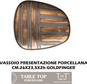 Table Top Vassoio Presentazione cm 26x23,5x2 Goldfinger - TAB2033